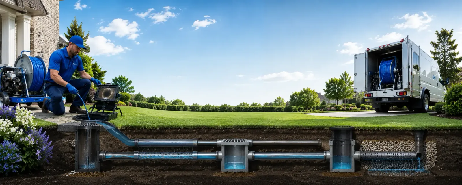 Outdoor drain cleaning information for Hico, WV